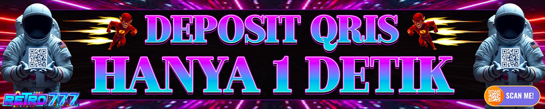 DEPOSIT AUTO APPROVED QRIS 1 DETIK